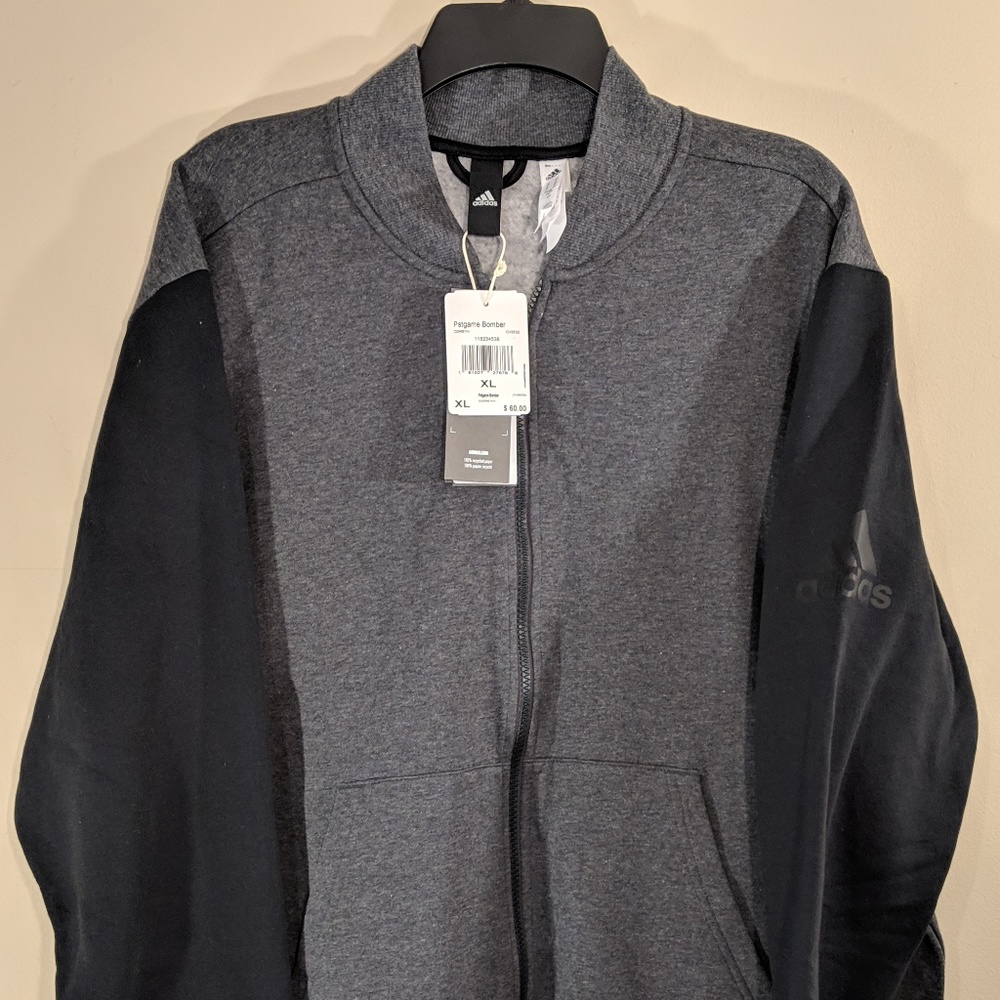 Adidas Postgame Bomber Jacket - Men's XL NEW